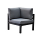 AVH-Collectie Fabri hoek loungeset 5 delig aluminium antraciet AVH-Collectie Fabri hoek loungeset 5 delig aluminium antraciet