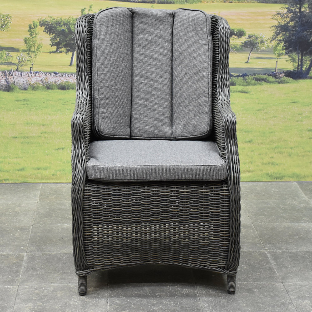 Darwin deluxe premium dining tuinstoel antraciet Darwin deluxe premium dining tuinstoel antraciet