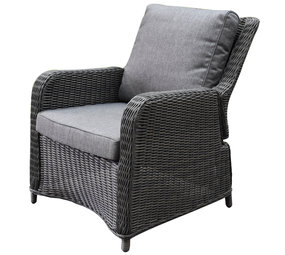 AVH-Collectie Bilbao premium lounge tuinstoel verstelbaar antraciet AVH-Collectie Bilbao premium lounge tuinstoel verstelbaar antraciet