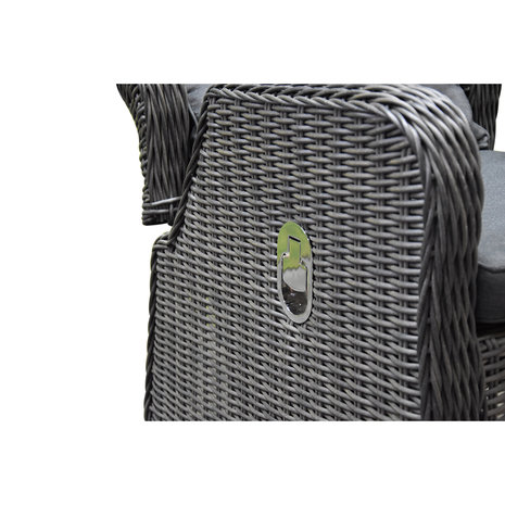 Bilbao premium dining tuinstoel verstelbaar antraciet Bilbao premium dining tuinstoel verstelbaar antraciet