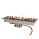 EasyFires Easyfires inbouwbrander rechthoek 76x26 cm RVS EasyFires Easyfires inbouwbrander rechthoek 76x26 cm RVS