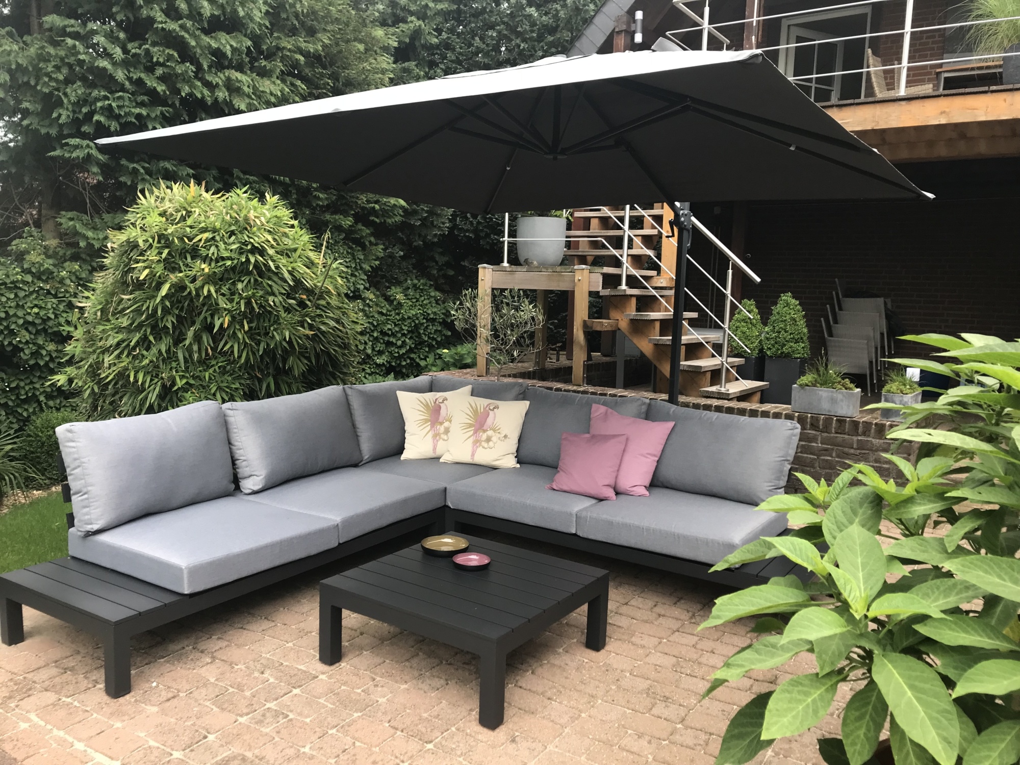 Een verjaardagsfeestje in de tuin