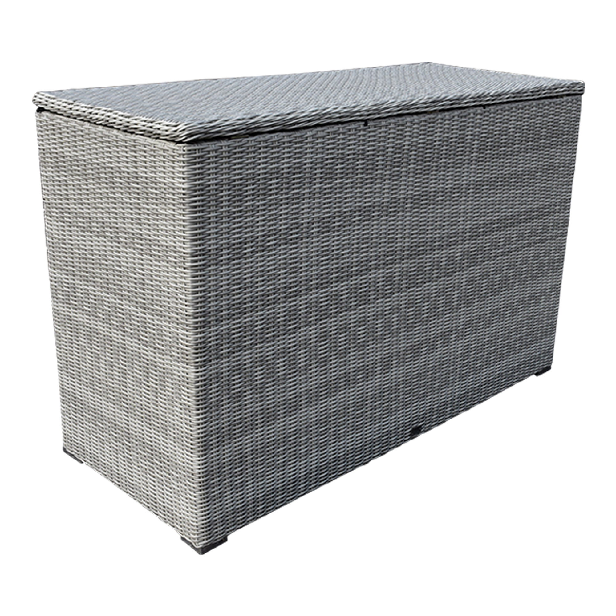Kussenbox groot 167x70xH106 cm wit grijs - Outdoor Tuinmeubelen