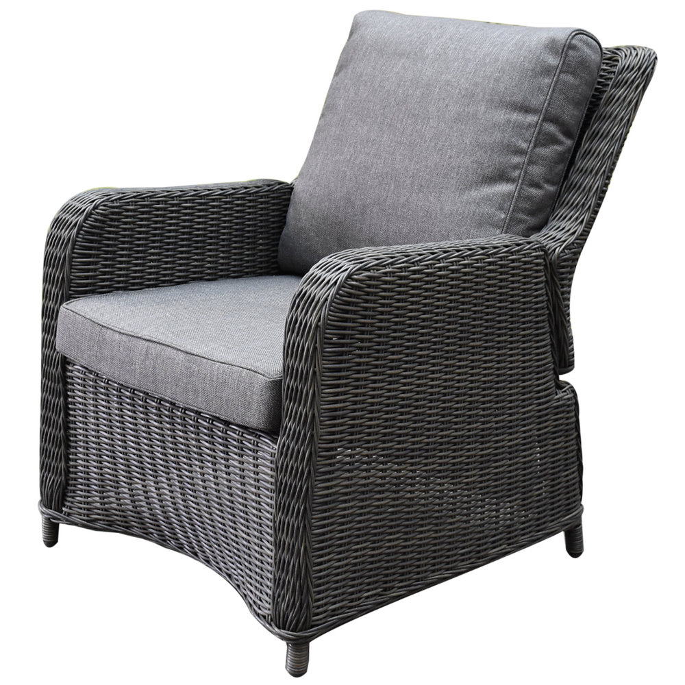 AVH-Collectie Bilbao premium stoel bank loungeset verstelbaar 6 delig antraciet AVH-Collectie Bilbao premium stoel bank loungeset verstelbaar 6 delig antraciet