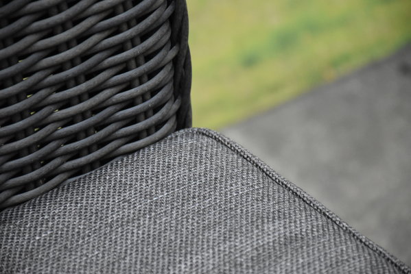 AVH-Collectie Bilbao premium dining hoek loungeset 6 delig antraciet wicker AVH-Collectie Bilbao premium dining hoek loungeset 6 delig antraciet wicker