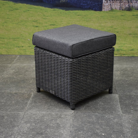 AVH-Collectie Bilbao premium dining hoek loungeset 6 delig antraciet wicker AVH-Collectie Bilbao premium dining hoek loungeset 6 delig antraciet wicker