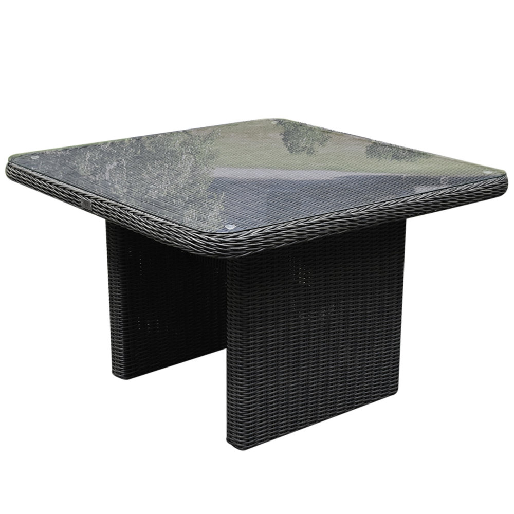 AVH-Collectie Bilbao premium lounge-diningtafel 110x110xH70 cm antraciet AVH-Collectie Bilbao premium lounge-diningtafel 110x110xH70 cm antraciet