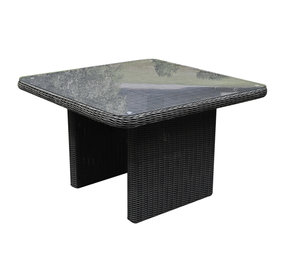 AVH-Collectie Bilbao premium lounge-diningtafel 110x110xH70 cm antraciet AVH-Collectie Bilbao premium lounge-diningtafel 110x110xH70 cm antraciet