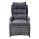 AVH-Collectie Ibiza XL lounge tuinstoel verstelbaar antraciet AVH-Collectie Ibiza XL lounge tuinstoel verstelbaar antraciet