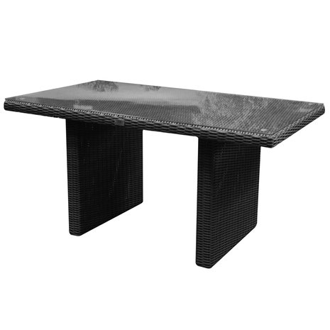 AVH-Collectie Ibiza premium lounge-diningtafel 140x80xH70 cm antraciet AVH-Collectie Ibiza premium lounge-diningtafel 140x80xH70 cm antraciet