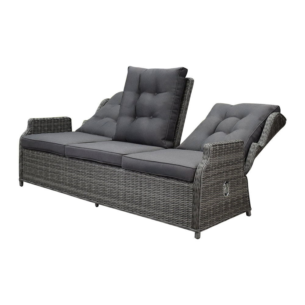 AVH-Collectie Ibiza XL 3-zitsbank verstelbaar antraciet AVH-Collectie Ibiza XL 3-zitsbank verstelbaar antraciet