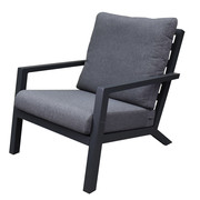 AVH-Collectie Malaga lounge tuinstoel aluminium antraciet