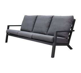 AVH-Collectie Malaga 3-zitsbank aluminium antraciet AVH-Collectie Malaga 3-zitsbank aluminium antraciet
