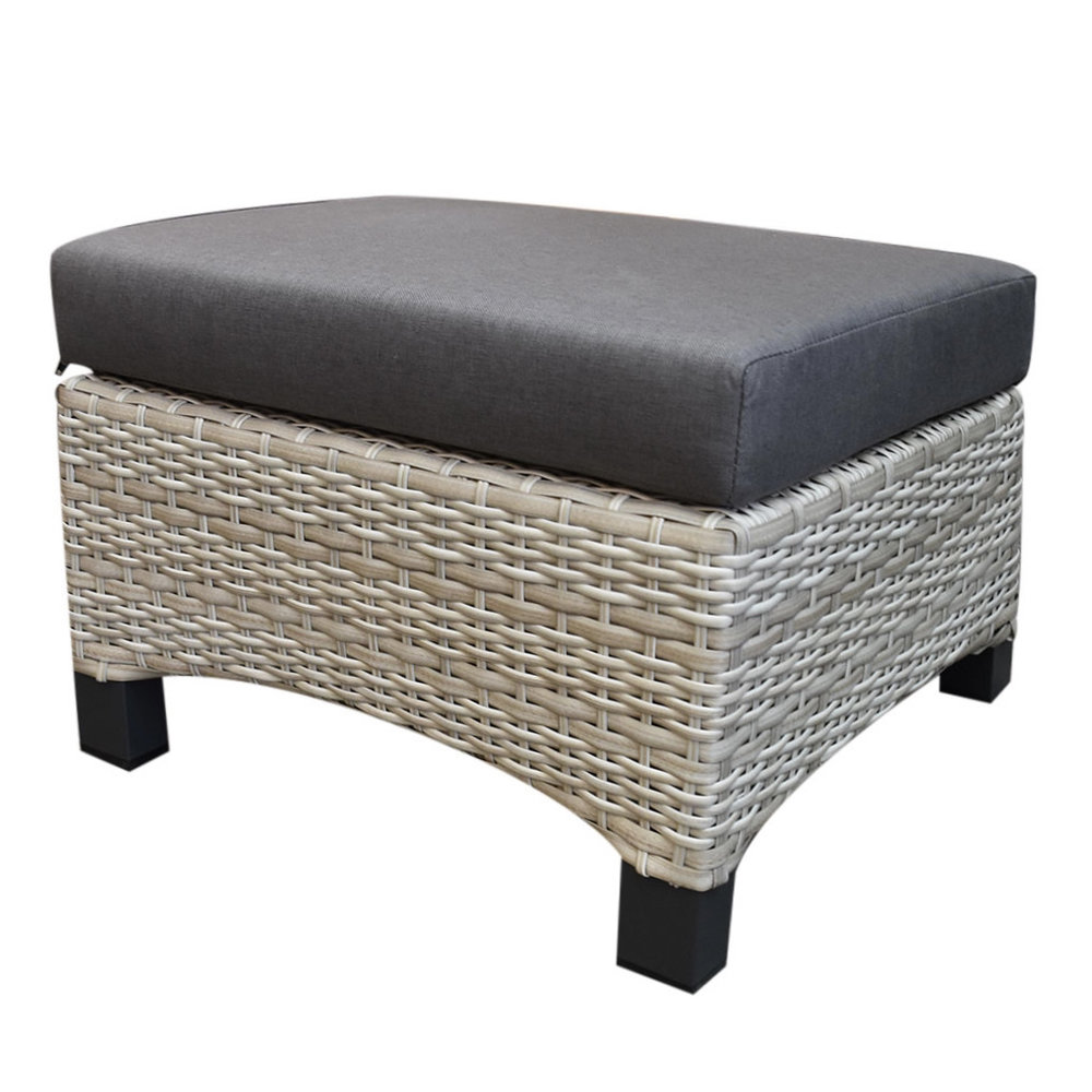 AVH-Collectie Dallas voetenbank grijs AVH-Collectie Dallas voetenbank grijs