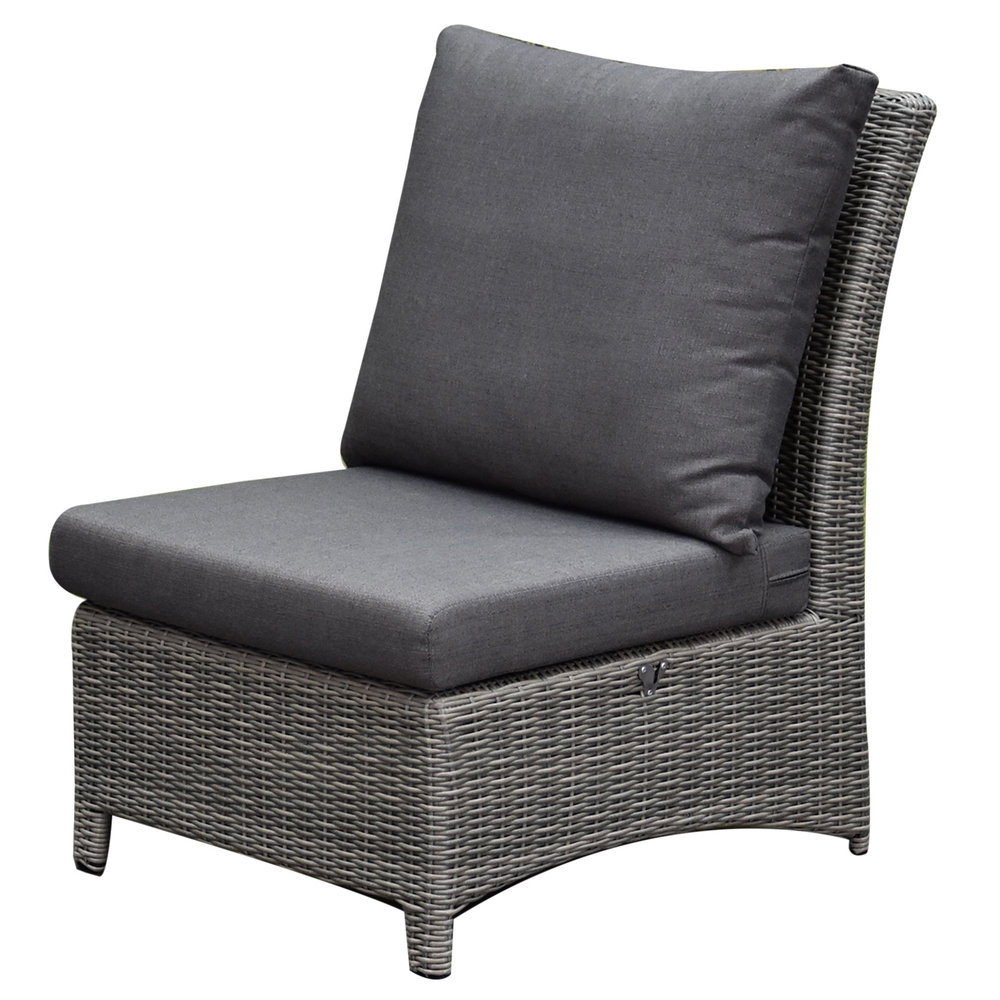 AVH-Collectie Florida hoek dining loungeset 5-delig verstelbare tafel bruin-grijs AVH-Collectie Florida hoek dining loungeset 5-delig verstelbare tafel bruin-grijs