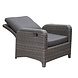 AVH-Collectie Florida hoek dining loungeset 6 delig verstelbare tafel bruin grijs AVH-Collectie Florida hoek dining loungeset 6 delig verstelbare tafel bruin grijs