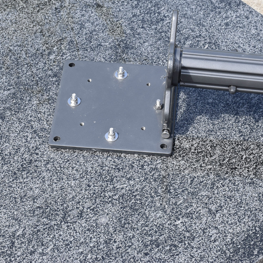 AVH-Collectie Stintino parasol LED 400x400 cm antraciet AVH-Collectie Stintino parasol LED 400x400 cm antraciet