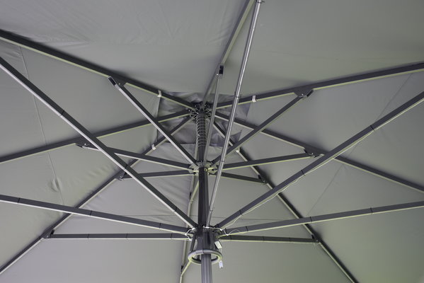 AVH-Collectie Stintino parasol LED 400x400 cm antraciet AVH-Collectie Stintino parasol LED 400x400 cm antraciet