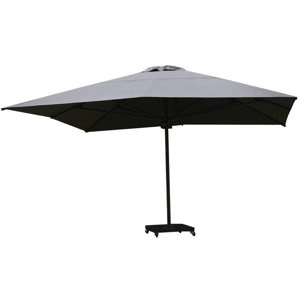 AVH-Collectie Stintino parasol LED 400x400 cm antraciet AVH-Collectie Stintino parasol LED 400x400 cm antraciet