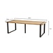 Taste 4SO Alto dining tuintafel 240x100xH75 cm teak Taste 4 Seasons Taste 4SO Alto dining tuintafel 240x100xH75 cm teak Taste 4 Seasons