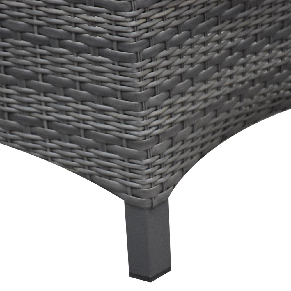 AVH-Collectie Tunis Bergamo dining tuinset verstelbaar 180x100xH78 cm antraciet 5 delig AVH-Collectie Tunis Bergamo dining tuinset verstelbaar 180x100xH78 cm antraciet 5 delig