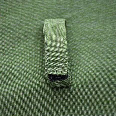 AVH-Collectie Casablanca hoek loungeset 4 delig teakhout met groene kussens AVH-Collectie Casablanca hoek loungeset 4 delig teakhout met groene kussens