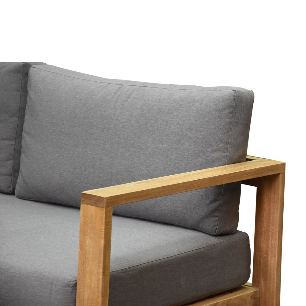 AVH-Collectie Dubai hoek loungeset 5 delig teak AVH-Collectie Dubai hoek loungeset 5 delig teak