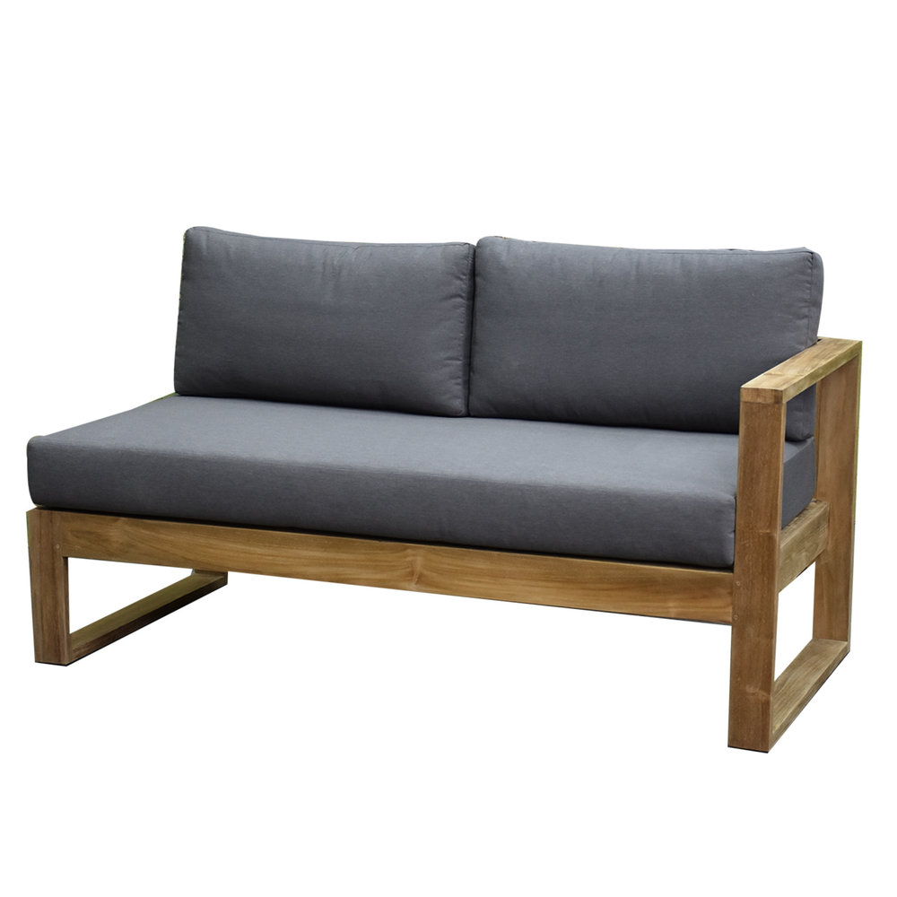 AVH-Collectie Dubai hoek loungeset 5 delig teak AVH-Collectie Dubai hoek loungeset 5 delig teak