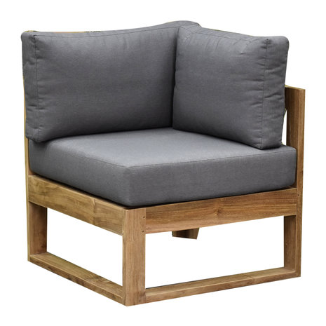 AVH-Collectie Dubai hoek loungeset 5 delig teak AVH-Collectie Dubai hoek loungeset 5 delig teak