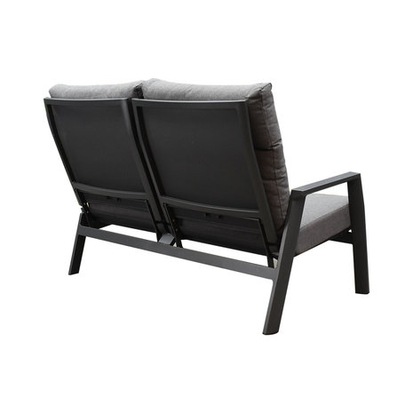 AVH-Collectie Pacific hoek loungeset 4 delig aluminium antraciet AVH-Collectie Pacific hoek loungeset 4 delig aluminium antraciet