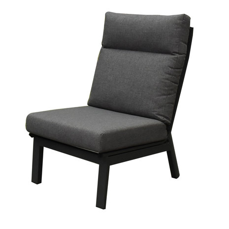 AVH-Collectie Pacific hoek loungeset 4 delig aluminium antraciet AVH-Collectie Pacific hoek loungeset 4 delig aluminium antraciet