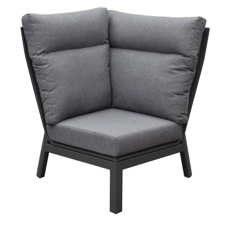 AVH-Collectie Pacific hoek loungeset 4 delig aluminium antraciet AVH-Collectie Pacific hoek loungeset 4 delig aluminium antraciet