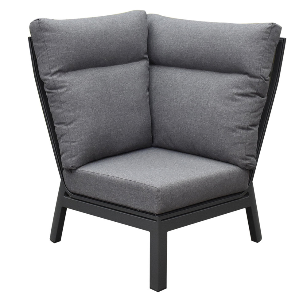 AVH-Collectie Pacific hoek loungeset 5 delig aluminium antraciet AVH-Collectie Pacific hoek loungeset 5 delig aluminium antraciet