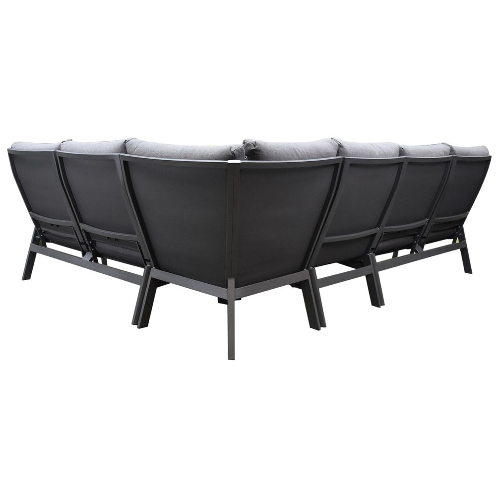 AVH-Collectie Pacific hoek loungeset 5 delig aluminium antraciet AVH-Collectie Pacific hoek loungeset 5 delig aluminium antraciet