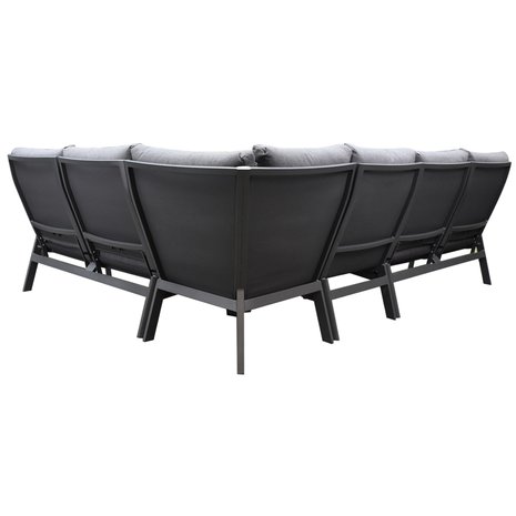 AVH-Collectie Pacific hoek loungeset 5 delig aluminium antraciet AVH-Collectie Pacific hoek loungeset 5 delig aluminium antraciet