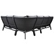 AVH-Collectie Pacific hoek loungeset 5 delig aluminium antraciet AVH-Collectie Pacific hoek loungeset 5 delig aluminium antraciet
