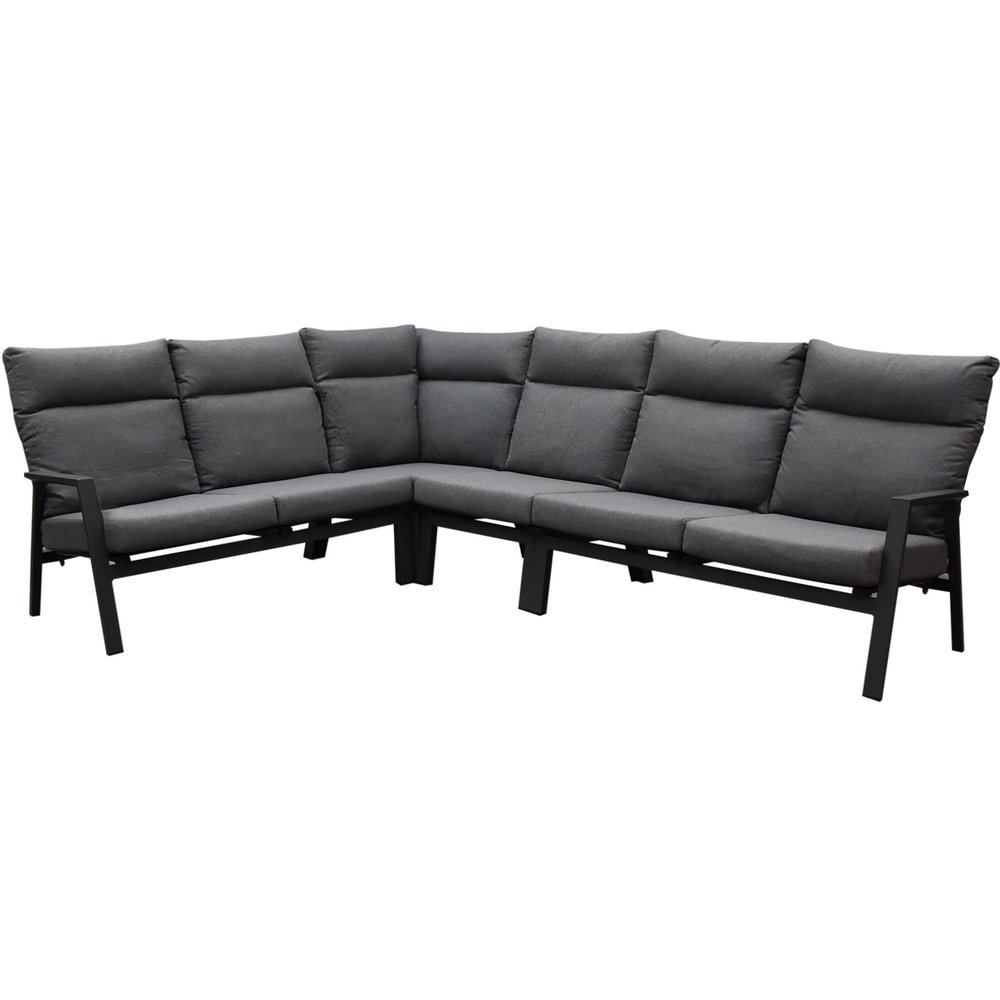 AVH-Collectie Pacific hoek loungeset 6 delig aluminium antraciet AVH-Collectie Pacific hoek loungeset 6 delig aluminium antraciet
