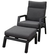 AVH-Collectie Vegas balkonset 2 delig verstelbaar antraciet