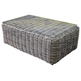 AVH-Collectie Las Palmas lounge tuintafel 120x75xH43,5 cm grijs AVH-Collectie Las Palmas lounge tuintafel 120x75xH43,5 cm grijs