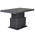 Miami lounge-diningtafel 140x85xH47-71 cm in hoogte verstelbaar antraciet Miami lounge-diningtafel 140x85xH47-71 cm in hoogte verstelbaar antraciet