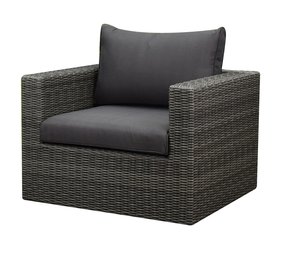 AVH-Collectie Rio lounge tuinstoel antraciet AVH-Collectie Rio lounge tuinstoel antraciet