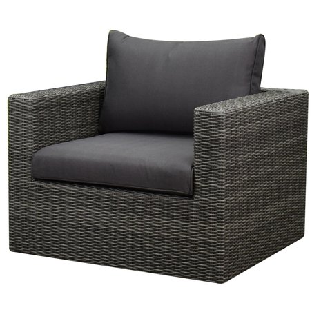 AVH-Collectie Rio lounge tuinstoel antraciet AVH-Collectie Rio lounge tuinstoel antraciet
