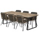 4 Seasons Outdoor 4 Seasons Outdoor Cottage Konos dining tuinset 7-delig 220x95xH76 cm 4 Seasons Outdoor 4 Seasons Outdoor Cottage Konos dining tuinset 7-delig 220x95xH76 cm