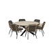 4 Seasons Outdoor Cottage Louvre dining tuinset 7-delig 160 cm rond 4 Seasons Outdoor 4 Seasons Outdoor Cottage Louvre dining tuinset 7-delig 160 cm rond 4 Seasons Outdoor