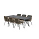 4 Seasons Outdoor 4 Seasons Outdoor Cottage Tampa dining tuinset 7-delig 220x95xH76 cm 4 Seasons Outdoor 4 Seasons Outdoor Cottage Tampa dining tuinset 7-delig 220x95xH76 cm