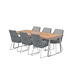 4 Seasons Outdoor 4 Seasons Outdoor Valencia Konos dining tuinset 220x95xH75 cm 7 delig frozen 4 Seasons Outdoor 4 Seasons Outdoor Valencia Konos dining tuinset 220x95xH75 cm 7 delig frozen