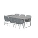 4 Seasons Outdoor 4 Seasons Outdoor Bernini Konos dining tuinset 220x95xH75 cm 7 delig Frozen 4 Seasons Outdoor 4 Seasons Outdoor Bernini Konos dining tuinset 220x95xH75 cm 7 delig Frozen
