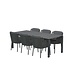 4 Seasons Outdoor 4 Seasons Outdoor Bernini Goa dining tuinset 220x95xH75 cm 7 delig Platinum 4 Seasons Outdoor 4 Seasons Outdoor Bernini Goa dining tuinset 220x95xH75 cm 7 delig Platinum