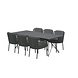 4 Seasons Outdoor 4 Seasons Outdoor Bernini Tampa dining tuinset 220x95xH75 cm 7 delig Platinum 4 Seasons Outdoor 4 Seasons Outdoor Bernini Tampa dining tuinset 220x95xH75 cm 7 delig Platinum