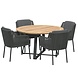 4 Seasons Outdoor Bernini Basso dining tuinset 130xH75 cm 5 delig 4 Seasons Outdoor 4 Seasons Outdoor Bernini Basso dining tuinset 130xH75 cm 5 delig 4 Seasons Outdoor